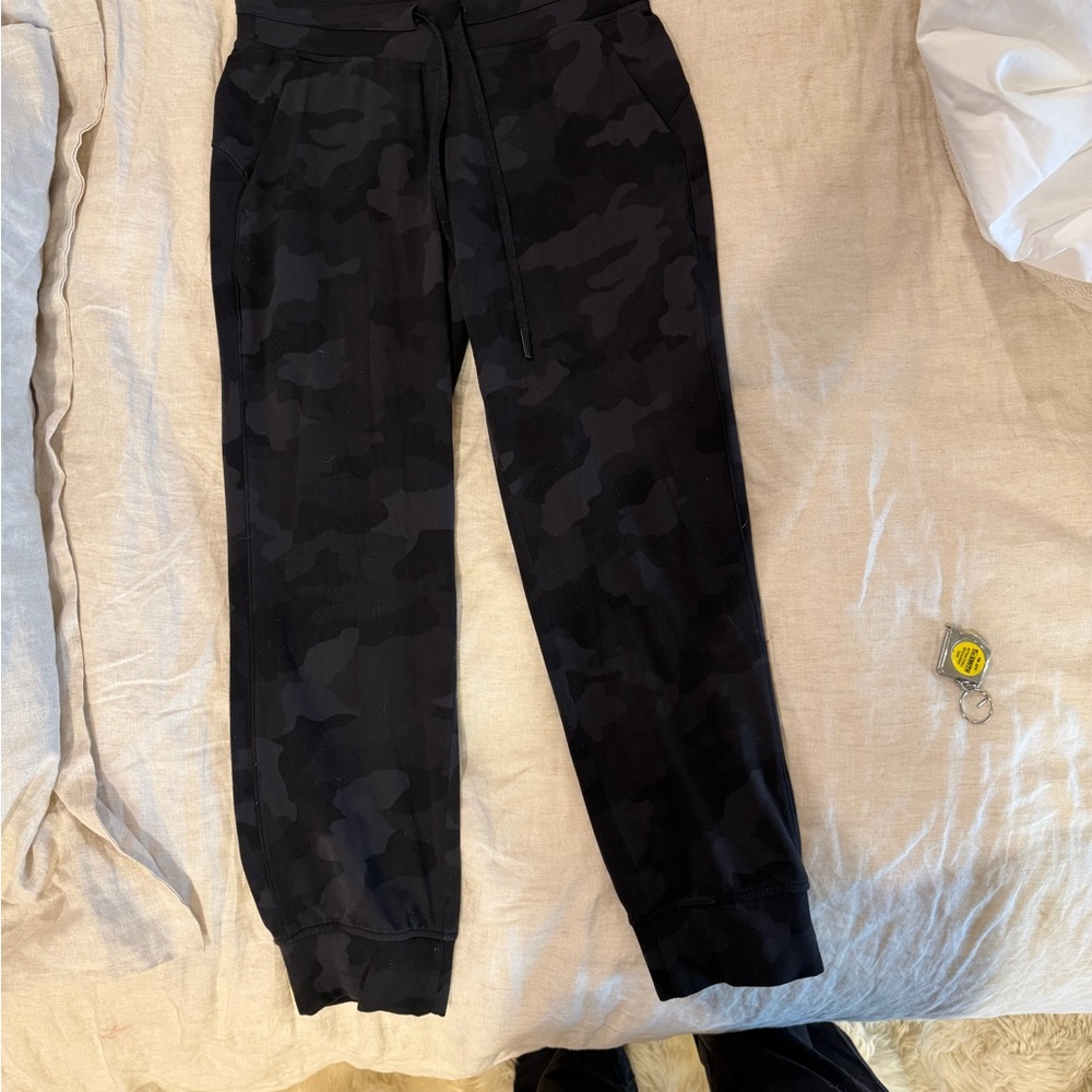 Lululemon Athletica Black Camouflage Joggers